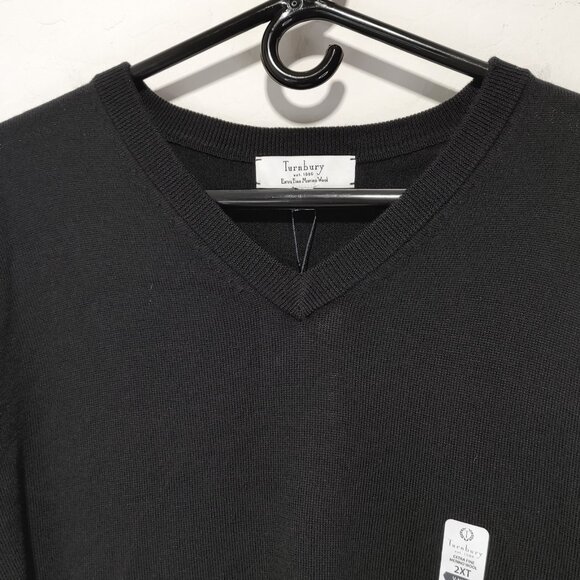 Turnbury 100% Extra Fine Merino Wool Biella Yarn by Südwolle Men's Pullover 2XT - Picture 12 of 12